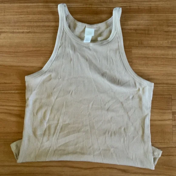 Tan Ribbed Tank Top - Picture 1 of 1